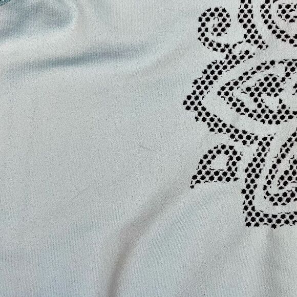 Athleta Blue Ombre Twist 1/4 Zip Long Sleeve Thumbhole Activewear Top Small - Picture 11 of 11